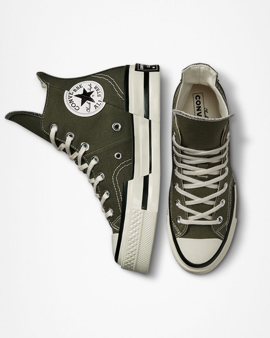 Tenisky Vysoke Converse Chuck 70 Plus Damske Olivovo Zelená Čierne | SK KDRSL1